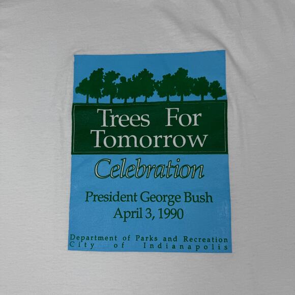 Vintage Trees for Tomorrow T-shirt Presidential Parks Recreation Size XL - Picture 3 of 5